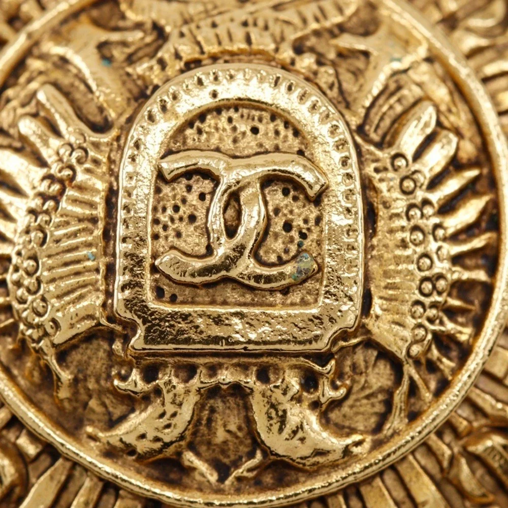 CHANEL Vintage Gold Earrings